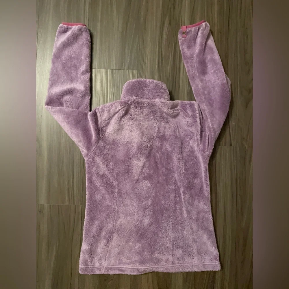 The North Face Kids Fleece Osito Jacket in Purple and Pink size L